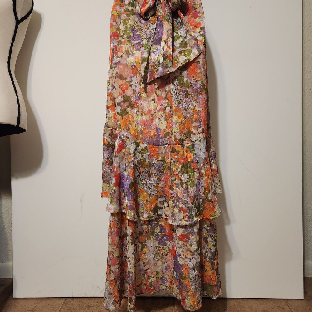 Hutch Lucie Maxi Dress Floral Boho Romancecore Cottagecore Layered sweetheart 6 - Picture 8 of 16